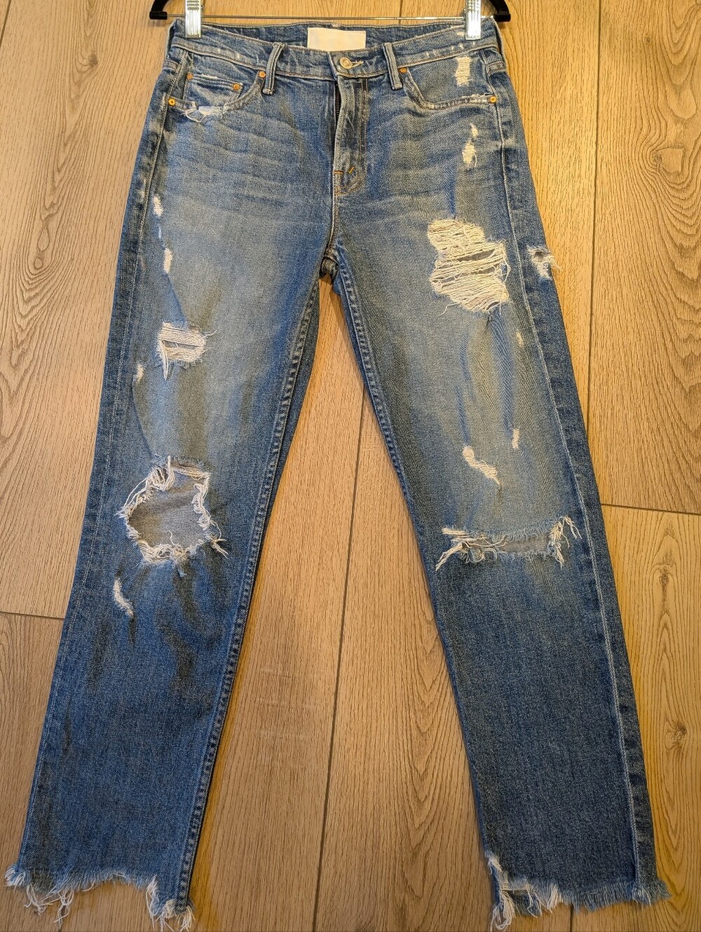 MOTHER SUPERIOR The Sinner Ice Cream, You Scream Distressed Jeans Size 24